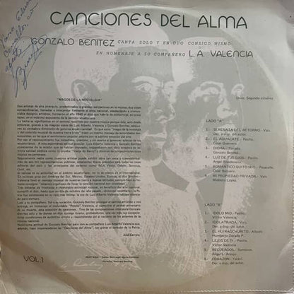 GONZALO BENITEZ - CANCIONES DEL ALMA VOL.1  LP