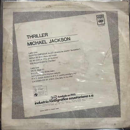 MICHAEL JACKSON - THRILLER  LP (DE EPOCA - ECUADOR)
