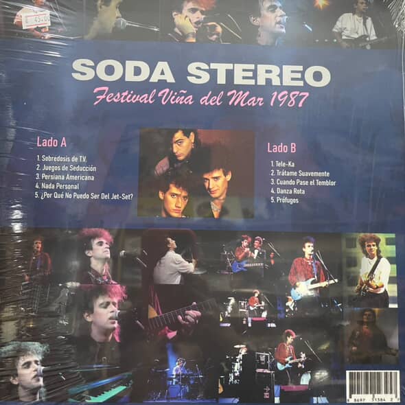 SODA STEREO - FESTIVAL VIÑA DEL MAR 1987 LP