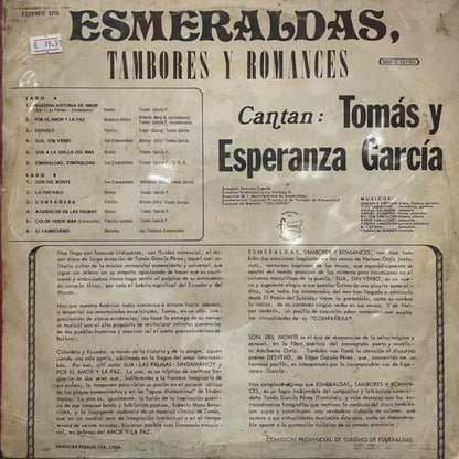 ESMERALDAS, TAMBORES Y ROMANCES LP (DE EPOCA)