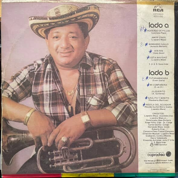 LISANDRO MEZA - MAMANDO GALLO LP (DE EPOCA)
