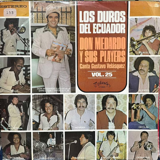 DON MEDARDO Y SUS PLAYERS - LOS DUROS DEL ECUADOR VOL.25 LP (DE EPOCA)