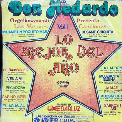 DON MEDARDO Y SUS PLAYERS - LO MEJOR DEL AÑO VOL.1 LP (DE EPOCA)