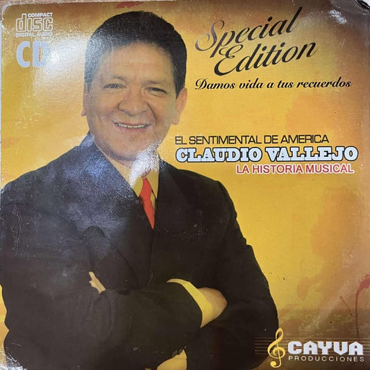 CLAUDIO VALLEJo - LA HISTORIA MUSICAL CD