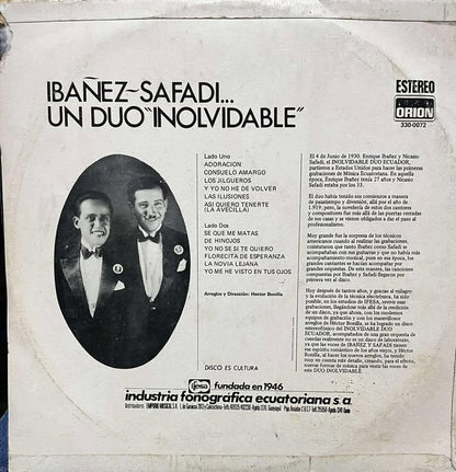 IBAÑEZ-SAFADI -  DUO INOLVIDABLE  LP
