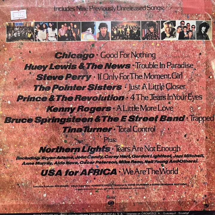 WE ARE THE WORLD LP (DE EPOCA)