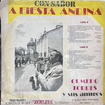 OLMEDO TORRES Y SUS AMIGOS - A FIESTA ANDINA LP