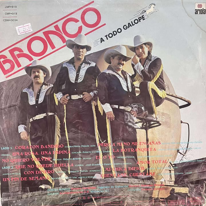 BRONCO - A TODO GALOPE LP
