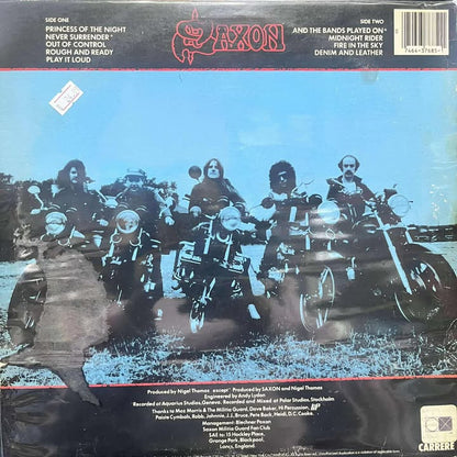 SAXON - DENIM AND LEATHER LP (DE EPOCA)