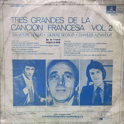 TRES GRANDES DE LA CANCION FRANCESA - VOL 2