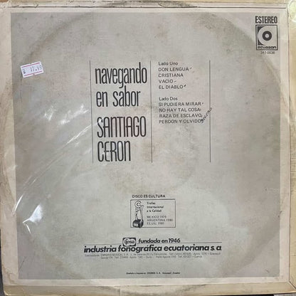 SANTIAGO CERON - NAVEGANDO EN SABOR LP (DE EPOCA)
