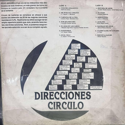 JULIO JARAMILLO - SERIE CIRCULO DE GRANDES INTERPRETES VOL.1 LP