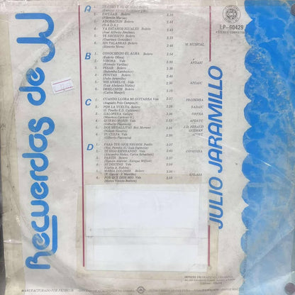 JULIO JARAMILLO - RECUERDOS DE JJ LP