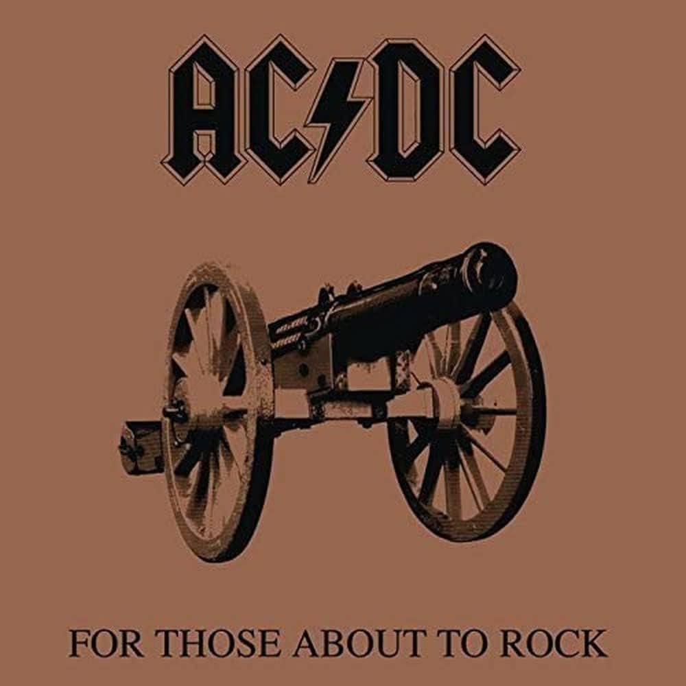 AC/DC - FOR THOSE ABOUT TO ROCK LP