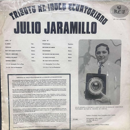 JULIO JARAMILLO - TRIBUTO AL IDOLO ECUATORIANO LP
