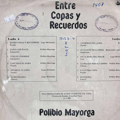 POLIBIO MAYORGA- ENTRE COPAS Y RECUERDOS LP