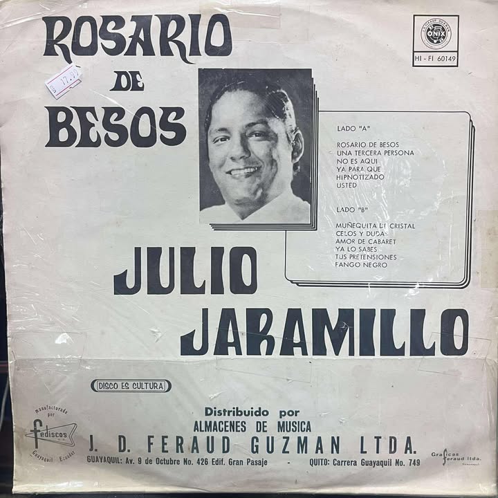 JULIO JARAMILLO - ROSARIO DE BESOS LP