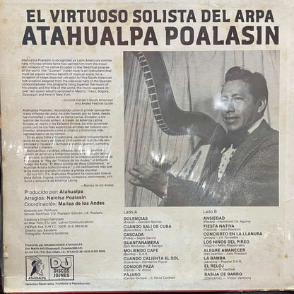 ATAHUALPA POALASIN - EL VIRTUOSO SOLISTA DEL ARPA LP (DE EPOCA)