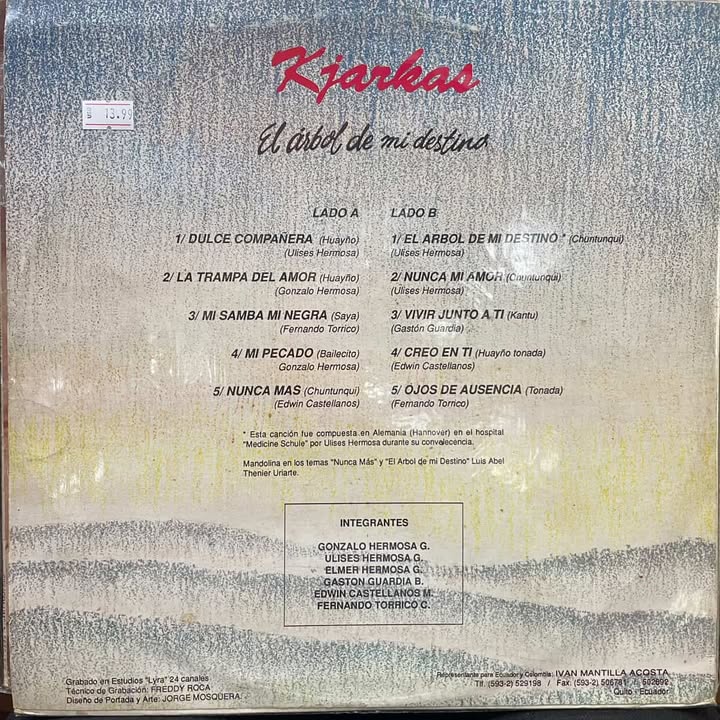 LOS KJARKAS - EL ARBOL DE MI DESTINO LP (DE EPOCA)
