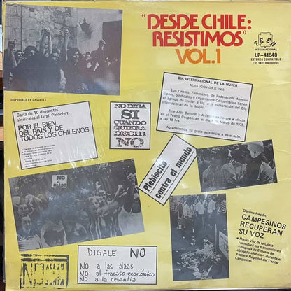 DESDE CHILE: RESISTIMOS VOL.1 LP (DE EPOCA)