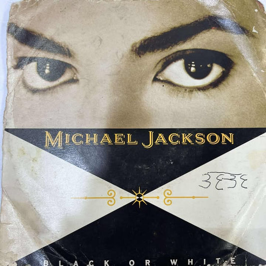 MICHAEL JACKSON - BLACK OR WHITE 45RPM