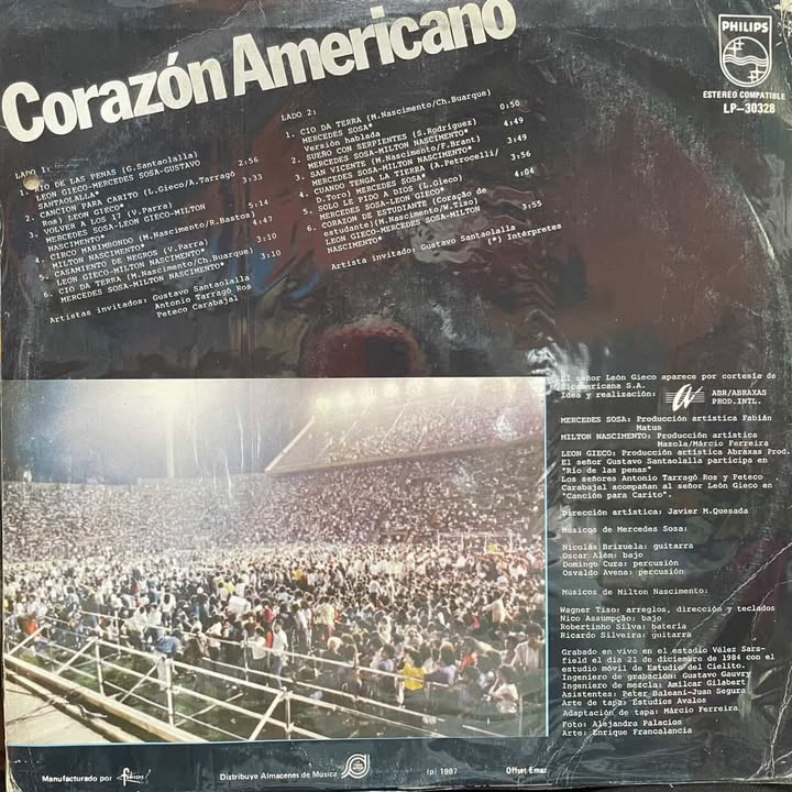 CORAZON AMERICANO - VARIOS INTERPRETES LP (DE EPOCA)