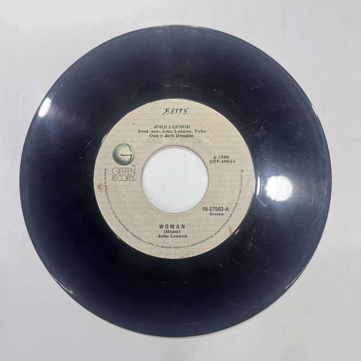 JOHN LENNON Y YOKO ONO - WOMAN/BEAUTIFUL BOYS 45RMP