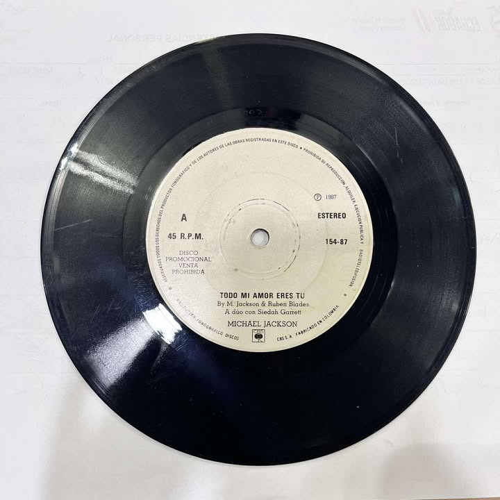 MICHAEL JACKSON - TODO MI AMOR ERES TU 45RPM