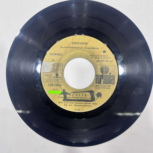 CHAYANNE - VUELVE/AMO A UNA ESTRELLA 45 RPM