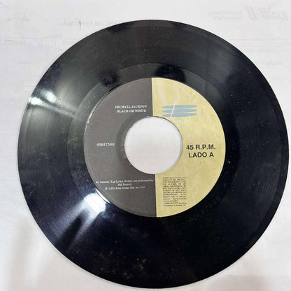 MICHAEL JACKSON - BLACK OR WHITE 45RPM