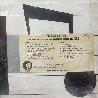 SONORA DEL ICAIC - COMIENZA EL DÍA LP (DE EPOCA)