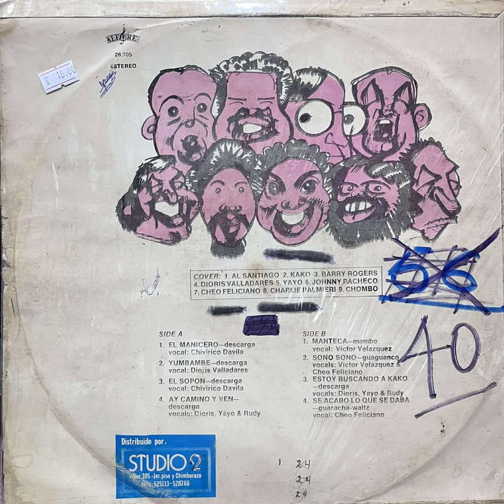 THE ALEGRE ALL STARS - SOLO NOS GUSTA Y NADA MAS LP (DE EPOCA)
