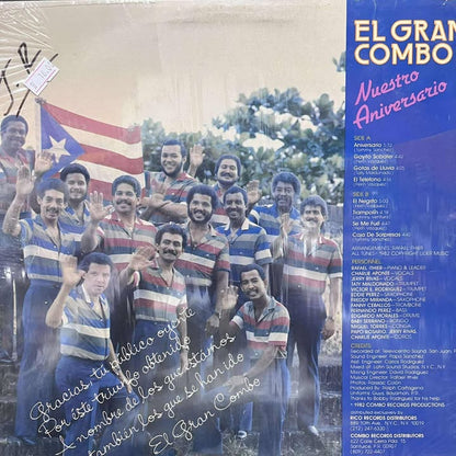 EL GRAN COMBO - NUESTRO ANIVERSARIO LP (DE EPOCA)