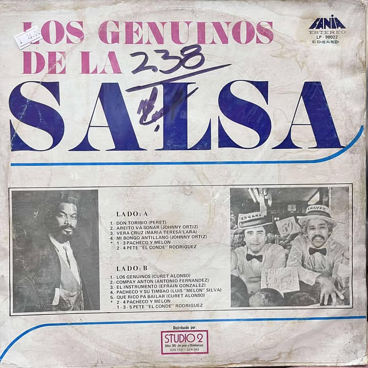 PETE EL CONDE RODRIGUEZ - LOS GENUINOS DE LA SALSA LP (DE EPOCA)