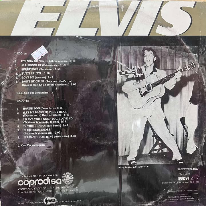 ELVIS PRESLEY - GOLDEN HITS VOL 1 LP (DE EPOCA)