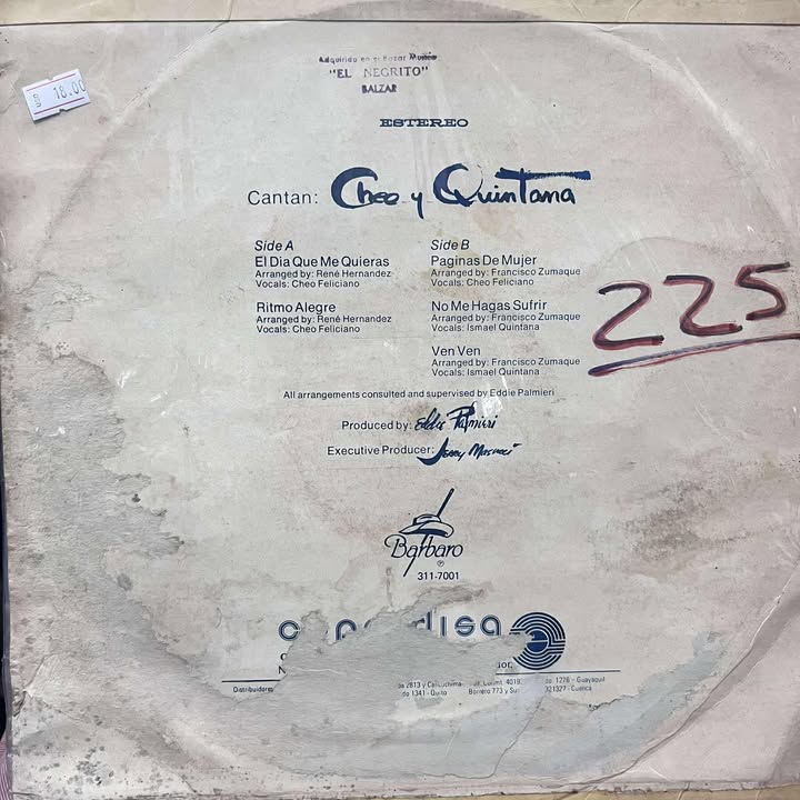 EDDIE PALMIERI - EDDIE PALMIERI LP