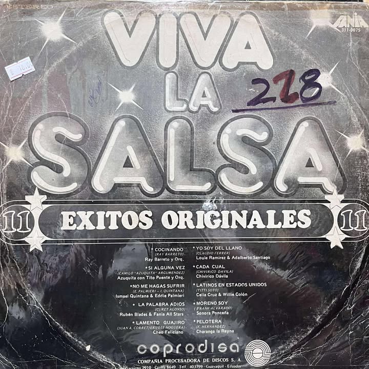 VIVA LA SALSA - 11 EXITOS ORIGINALES LP (DE EPOCA)