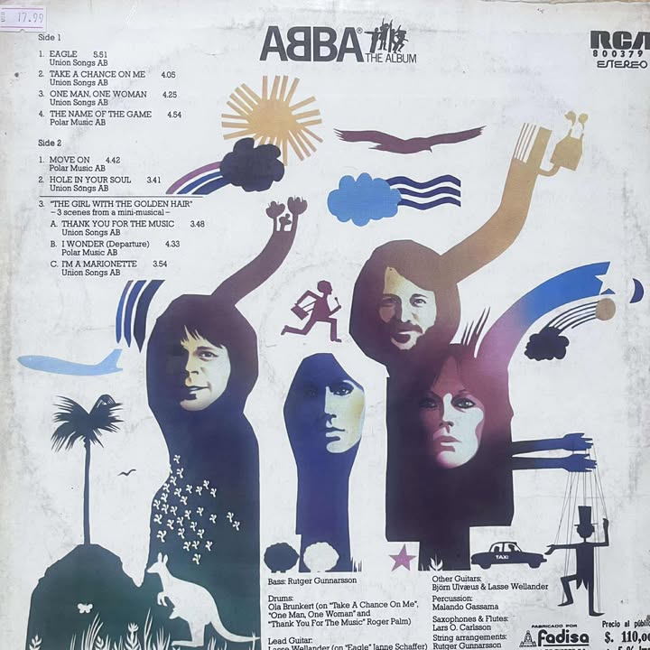 ABBA - THE ALBUM LP (EPOCA Y EDICION ECUATORIANA)