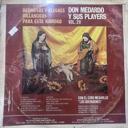 DON MEDARDO Y SUS PLAYERS -HERMOSOS Y ALEGRES PARA ESTA NAVIDAD VOL.29 LP (DE EPOCA)