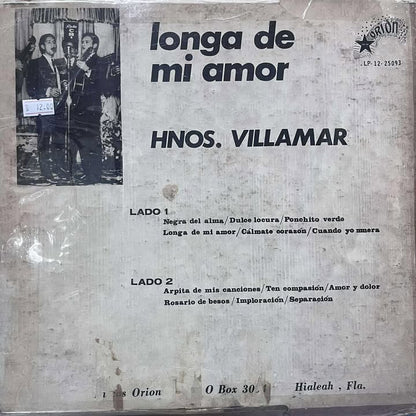 HNAS VILLAMAR - LONGA DE MI AMOR LP (DE EPOCA)