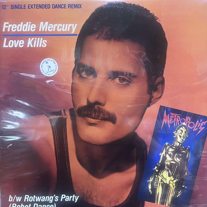 FREDDIE MERCURY - LOVE KILLS LP (DE EPOCA)