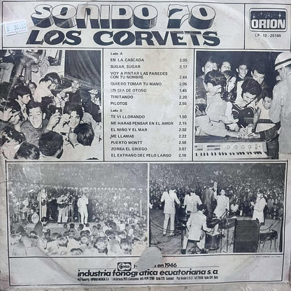 LOS CORVETS - SONIDO 70 LP (DE EPOCA)