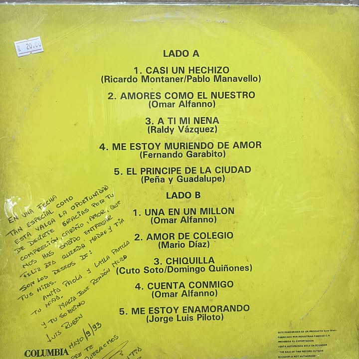 JERRY RIVERA - CUENTA CONMIGO LP