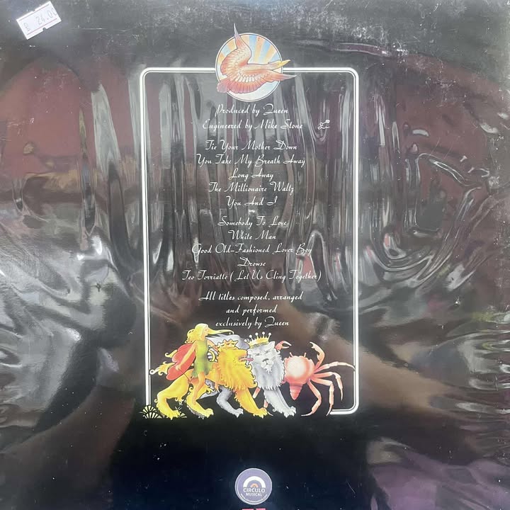 QUEEN - A DAY AT THE RACES  LP (DE EPOCA)