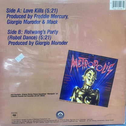 FREDDIE MERCURY - LOVE KILLS LP (DE EPOCA)