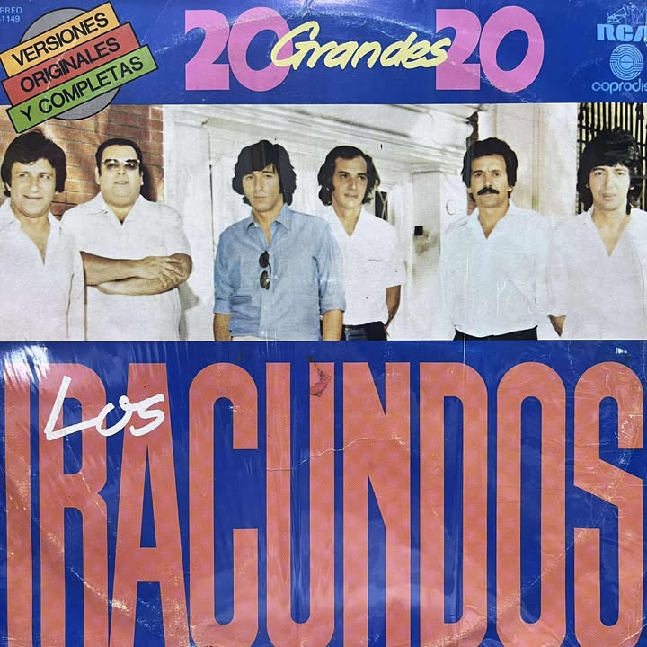 LOS IRACUNDOS - 20 GRANDES 20 LP (DE EPOCA)