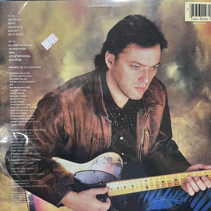 DAVID GILMOUR - ABOUT FACE  LP (DE EPOCA)