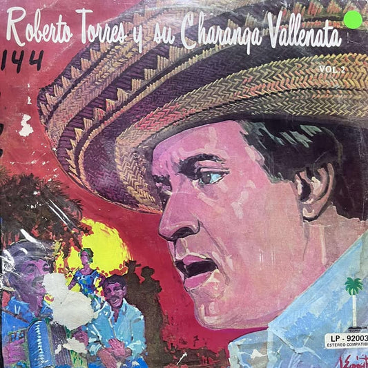 ROBERTO TORRES Y SU CHARANGO VALLENATA VOL 2 LP (DE EPOCA)