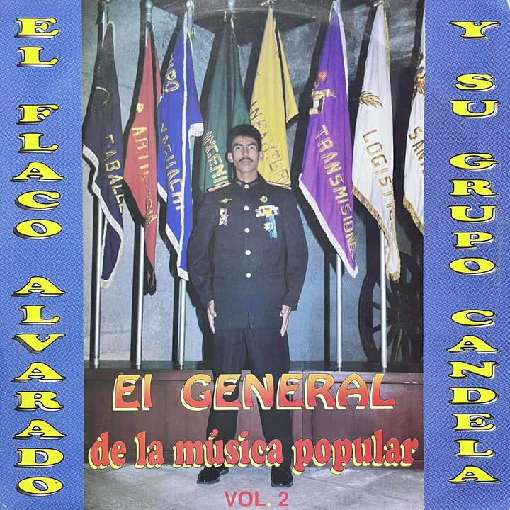 EL FLACO ALVARADO - EL GENERAL DE LA MUSICA POPULAR VOL. 2 LP (DE POCA)