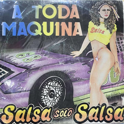 SALSA SOLO SALSA - A TODA MAQUINA LP (DE EPOCA)